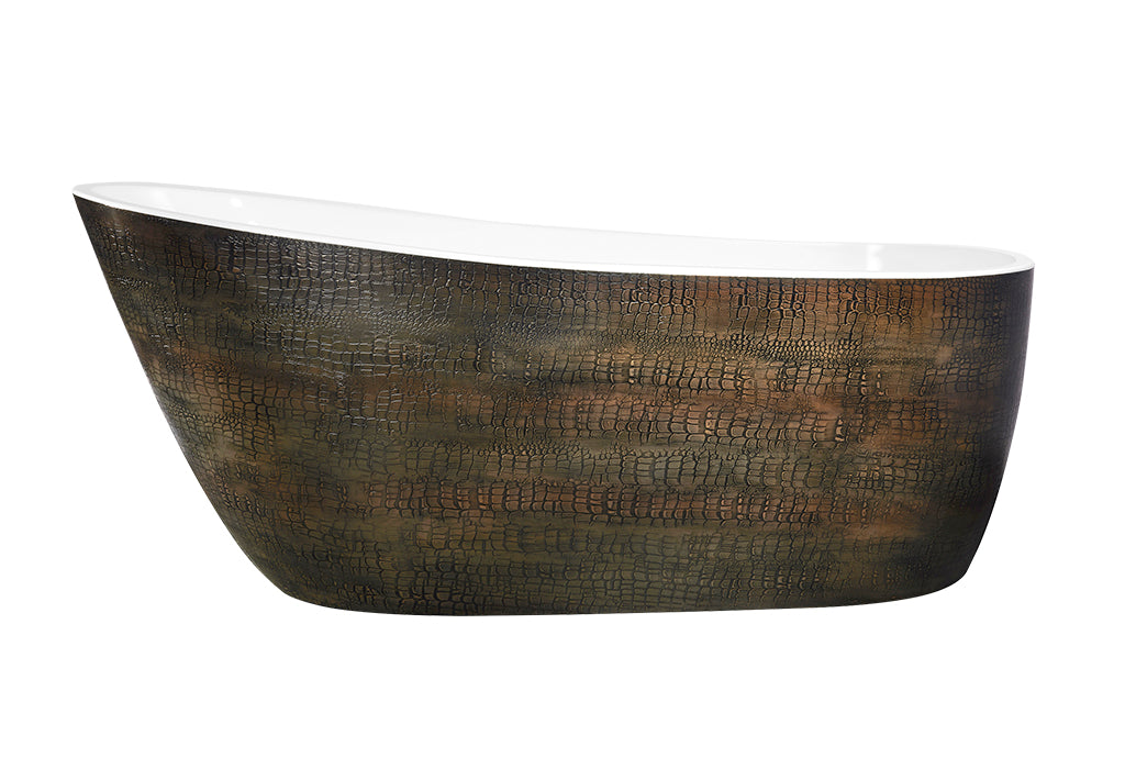 Color-Croco-First vrijstaand bad 180x80x73cm