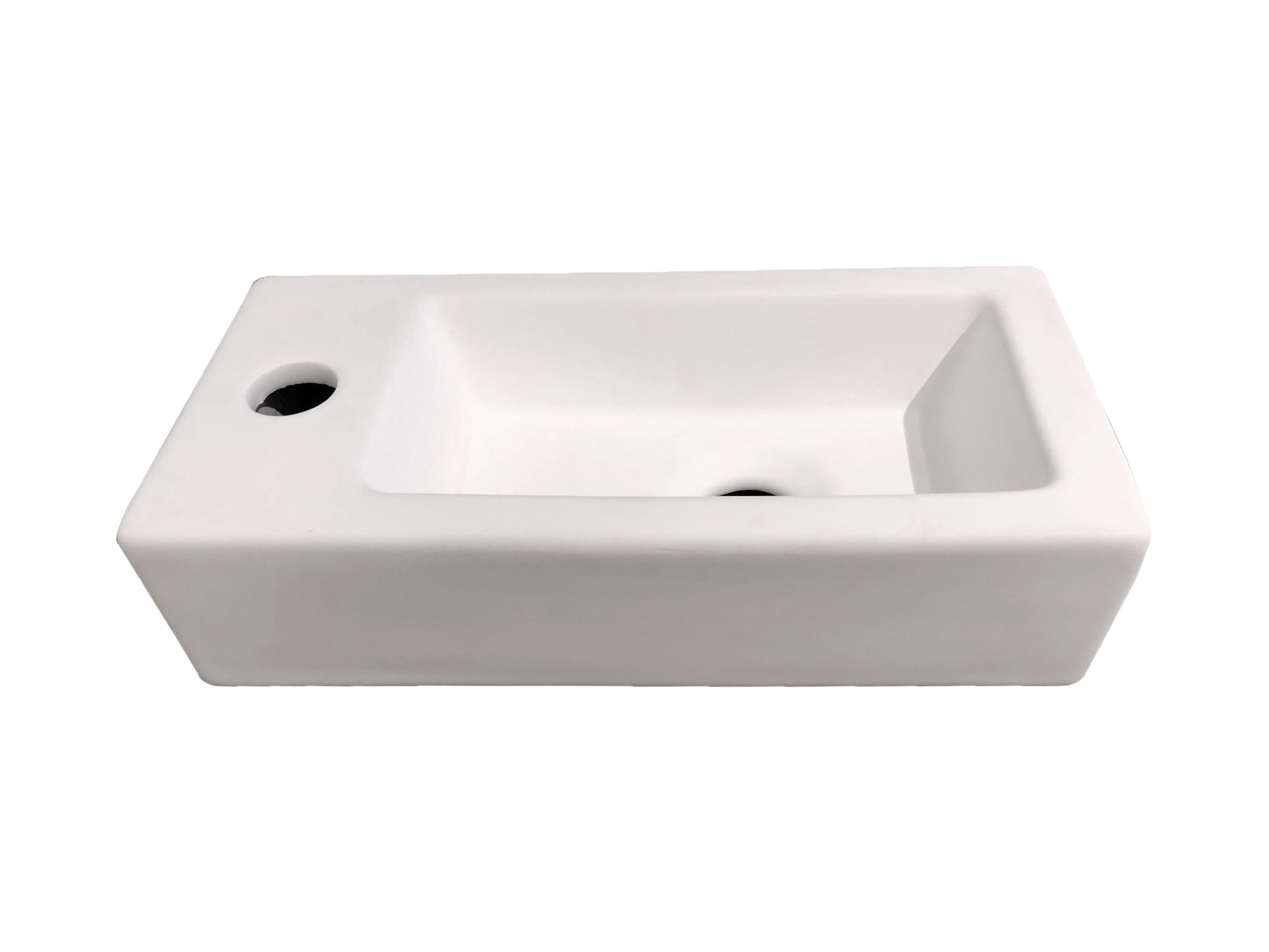 Farnetta Fontein Links 37x18x9cm Mat Wit