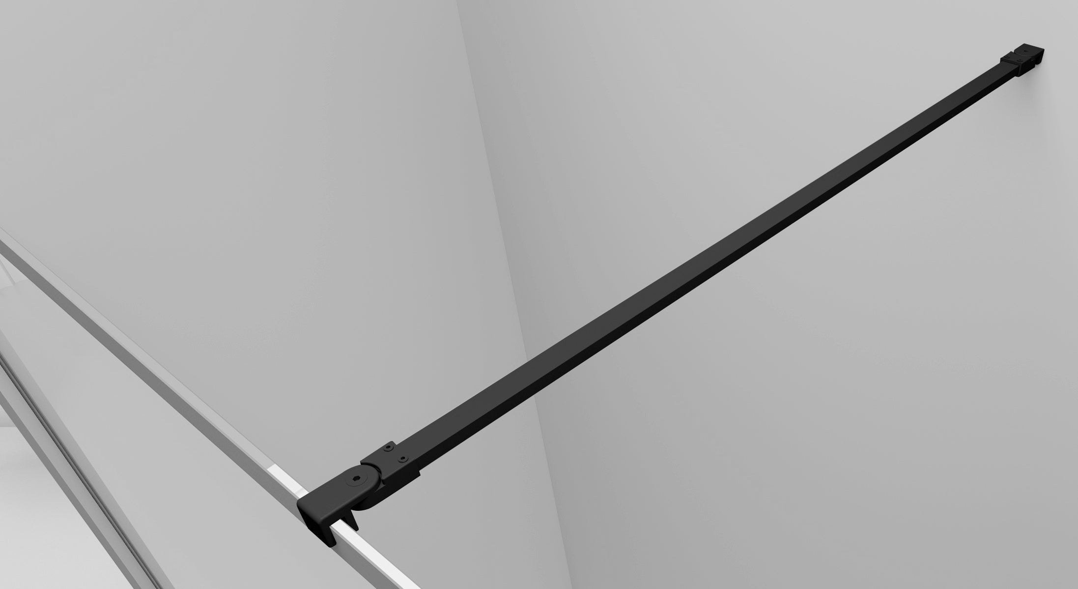 Muur-Stabilisatie-Stang Zwart 1090 mm voor For-You