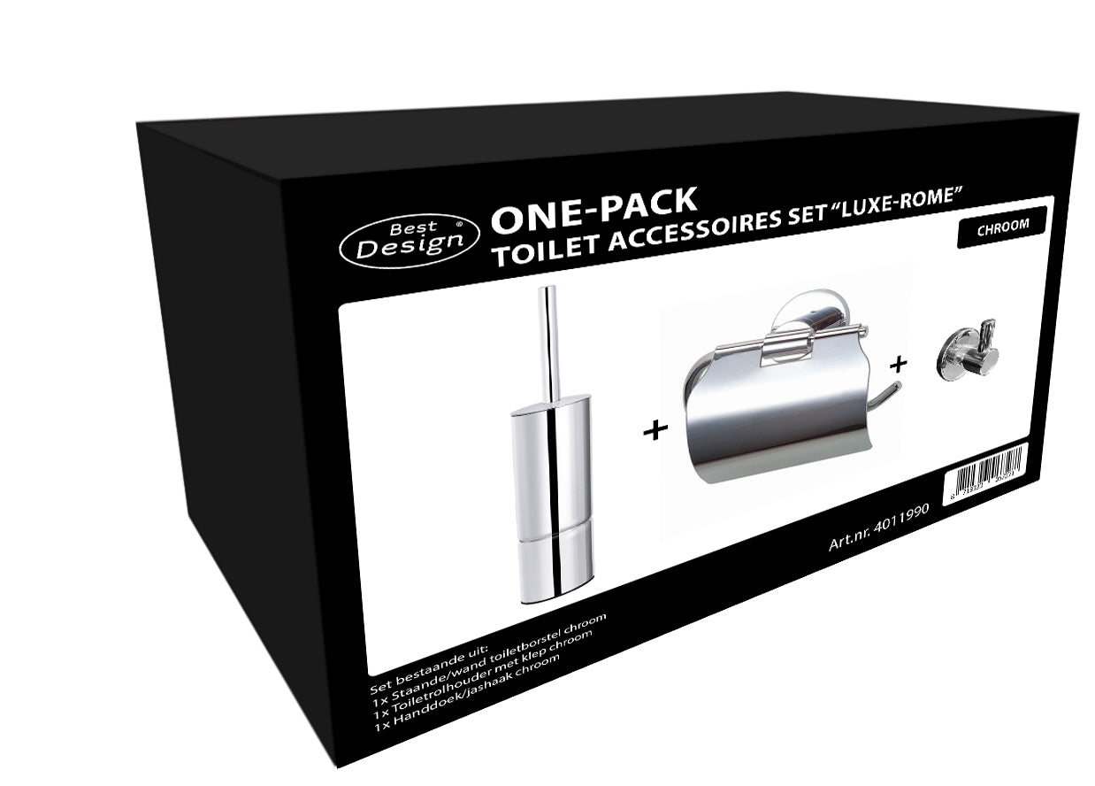 One-Pack Toilet Accessoires Set Rome