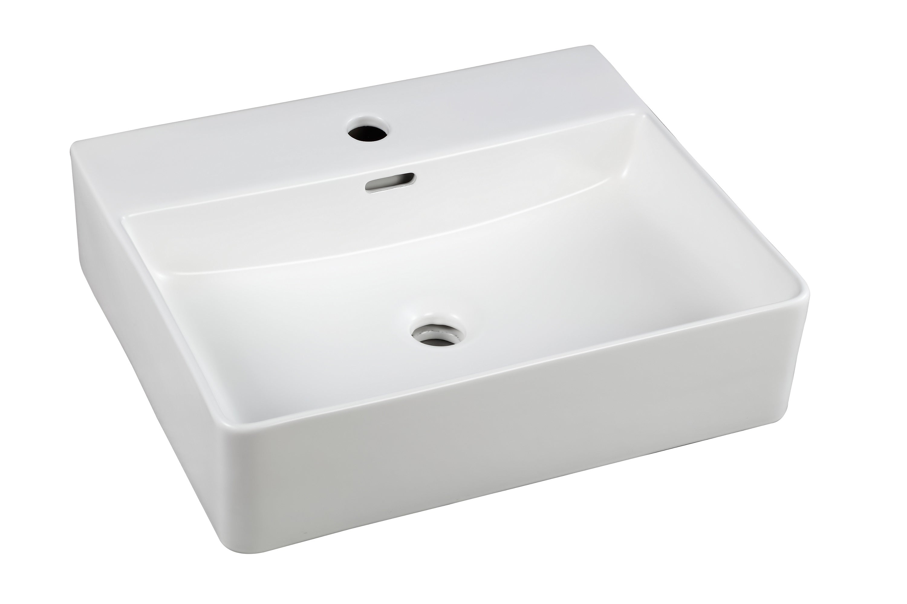 Flaago Wastafel 50,5x42,5x12,5cm Mat Wit