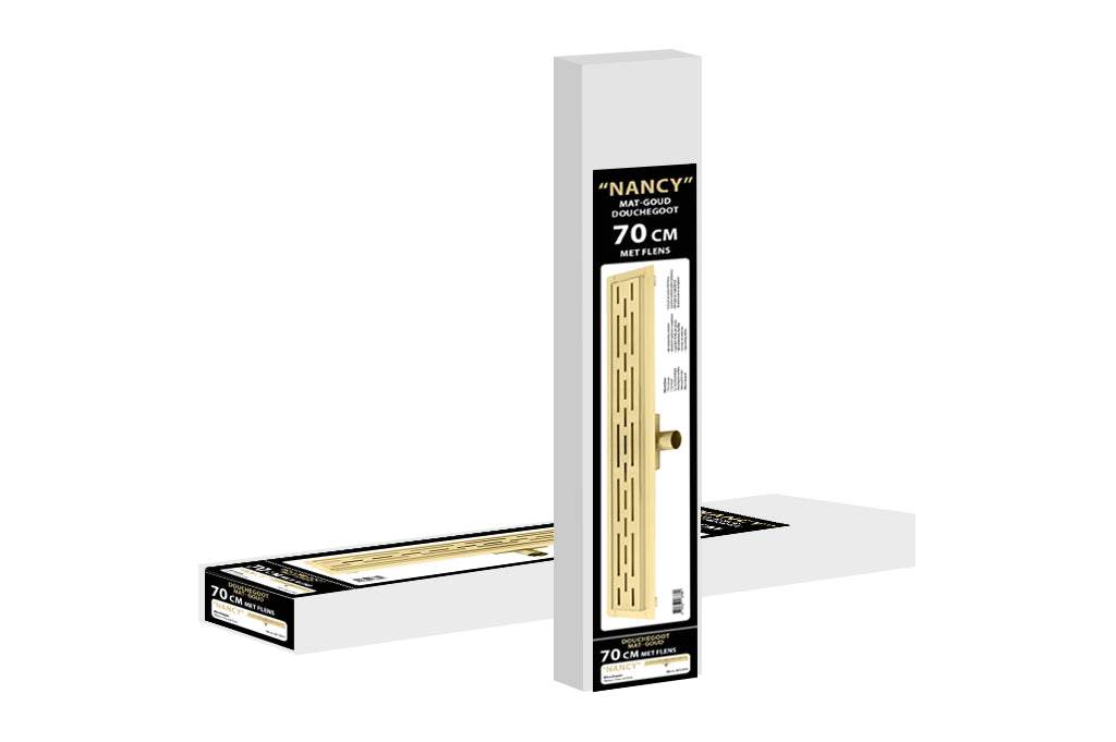 Nancy Douchegoot met Flens 70 cm Mat Goud