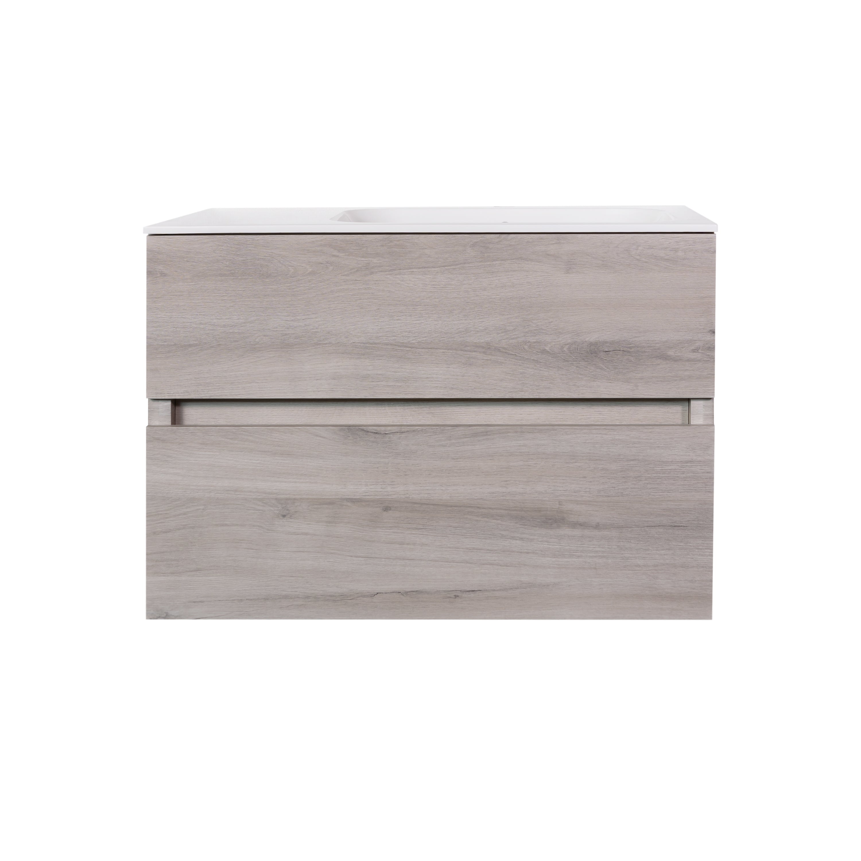 Splash-Grey-Greeploos meubel onderkast 2 laden zonder wastafel 80cm