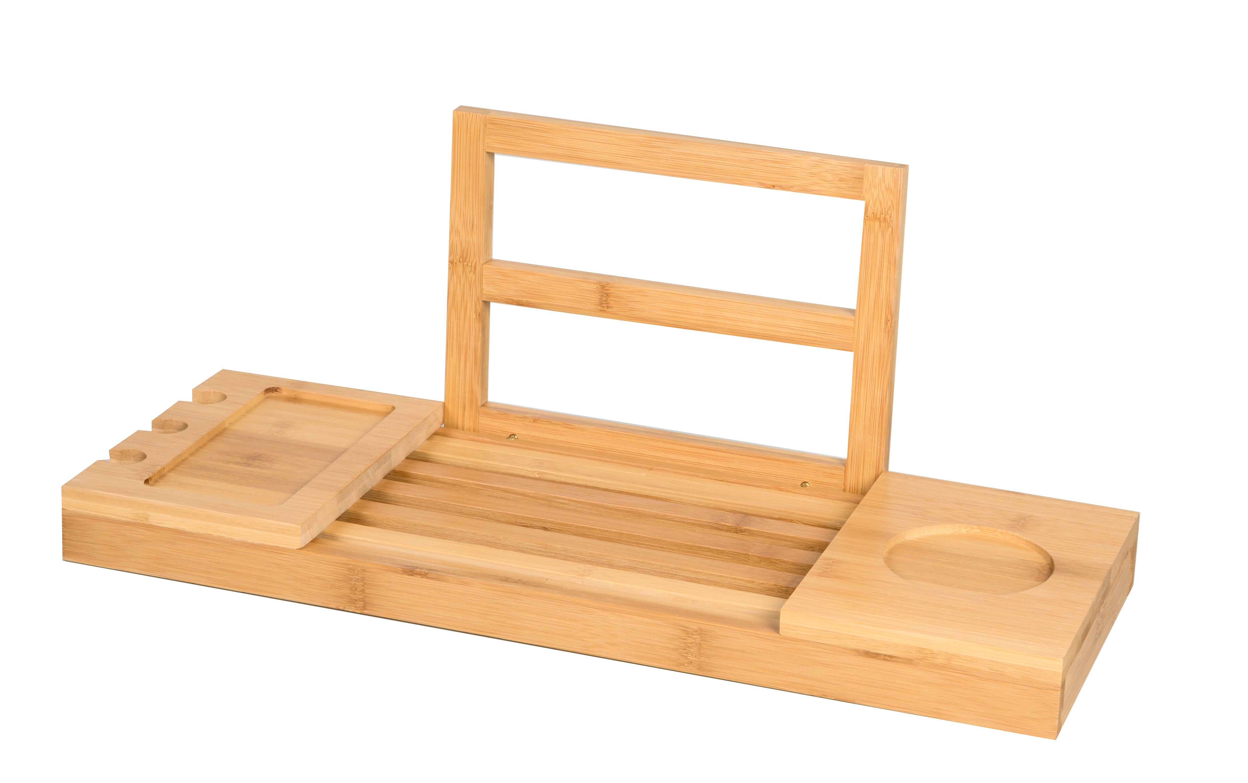 Doos à 12 stuks Tray Bamboe Badplank verstelbaar 500-900 mm