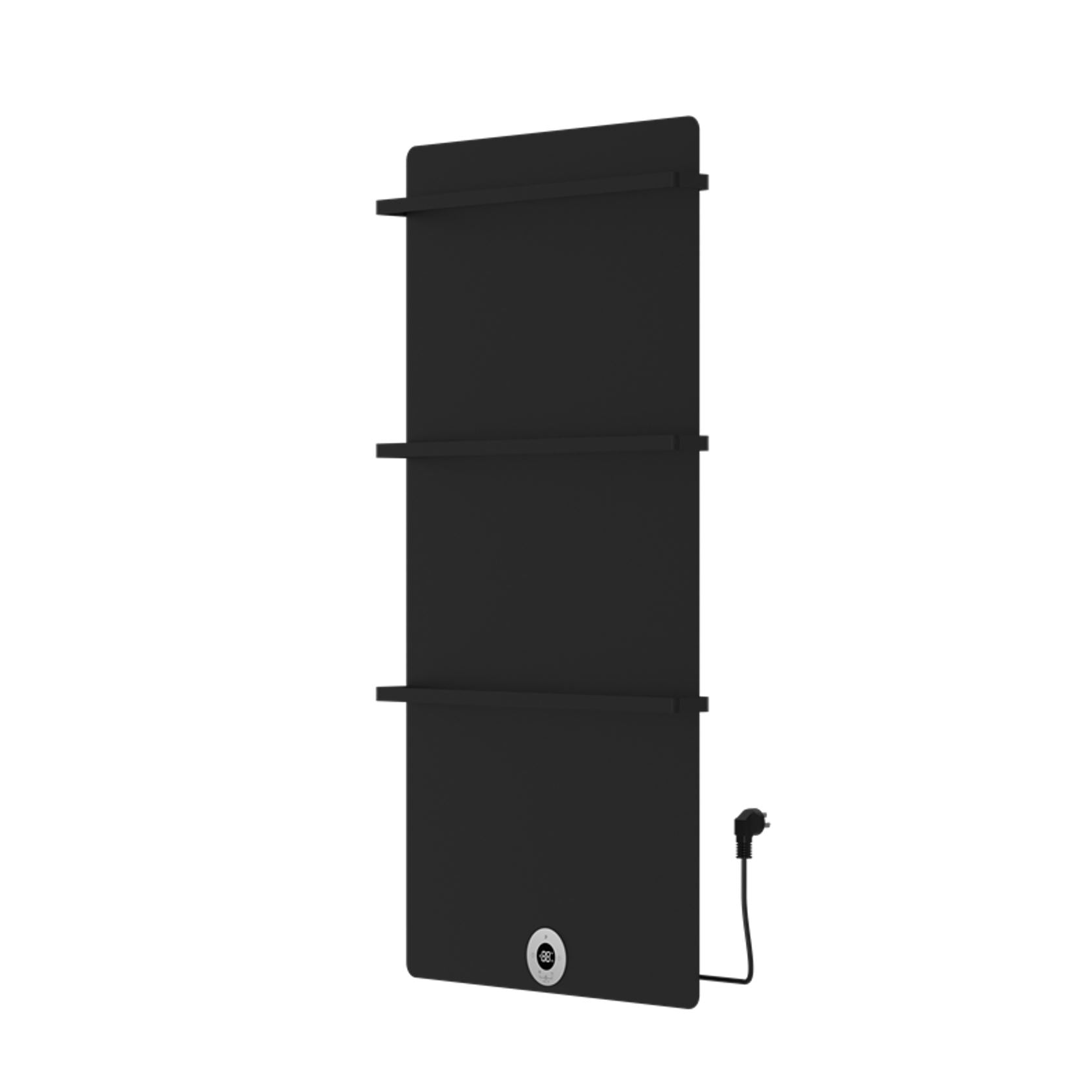 Brenner-Black Elektrische Radiator Mat Zwart 750W 1200x600mm