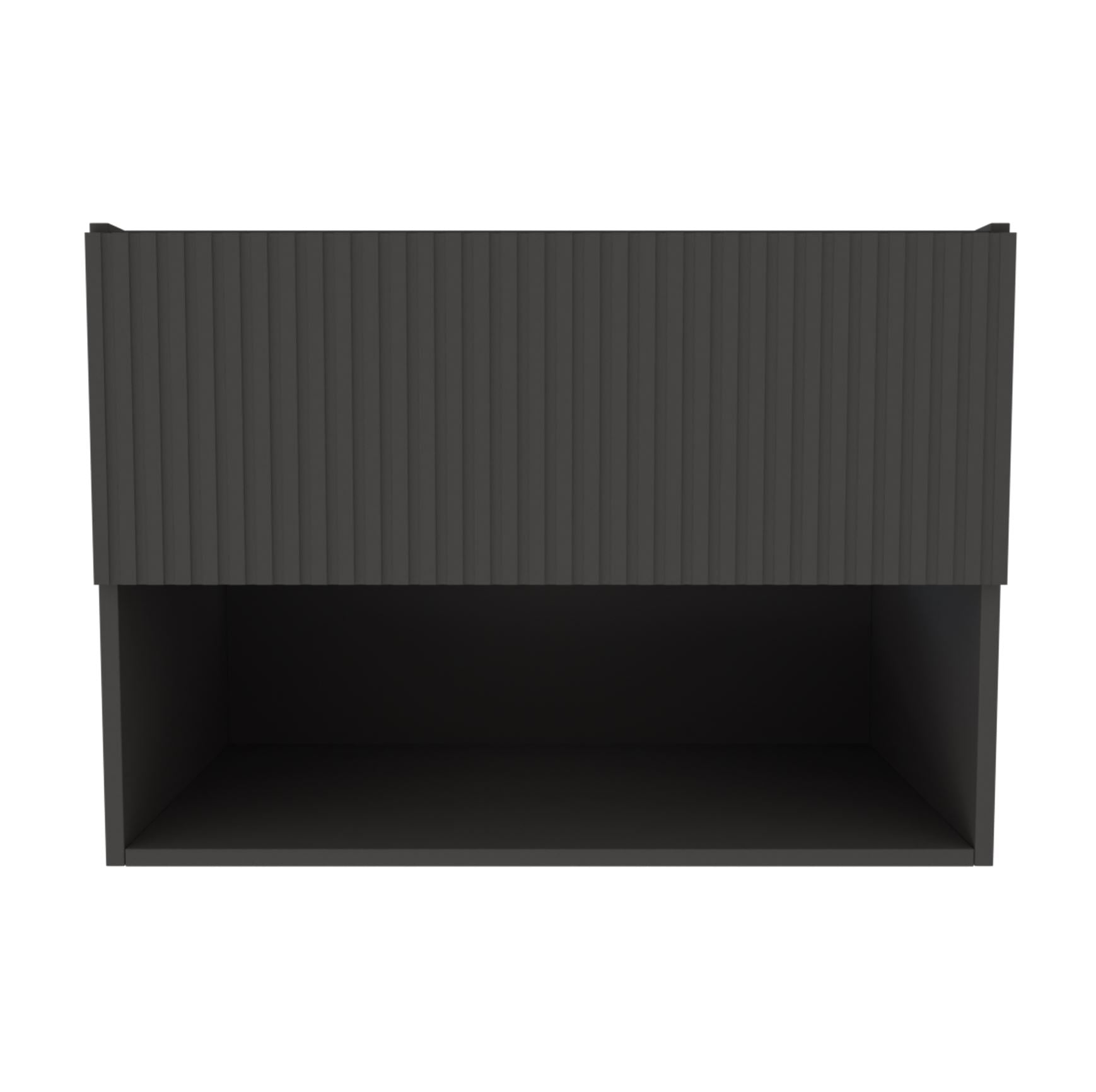 Badmeubel Rigatti-78-Black-Greeploos meubel onderkast 78 cm