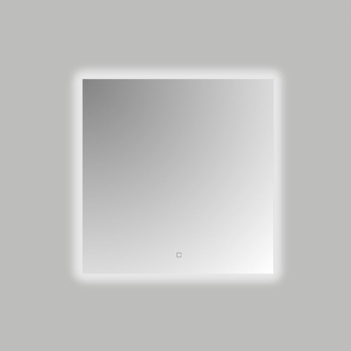 Badkamerspiegel Best Design Firkant 60×60 cm Neutraal — met LED-verlichting