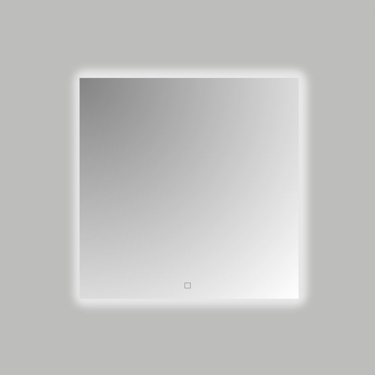Badkamerspiegel Best Design Firkant 80×80 cm Neutraal — met LED-verlichting