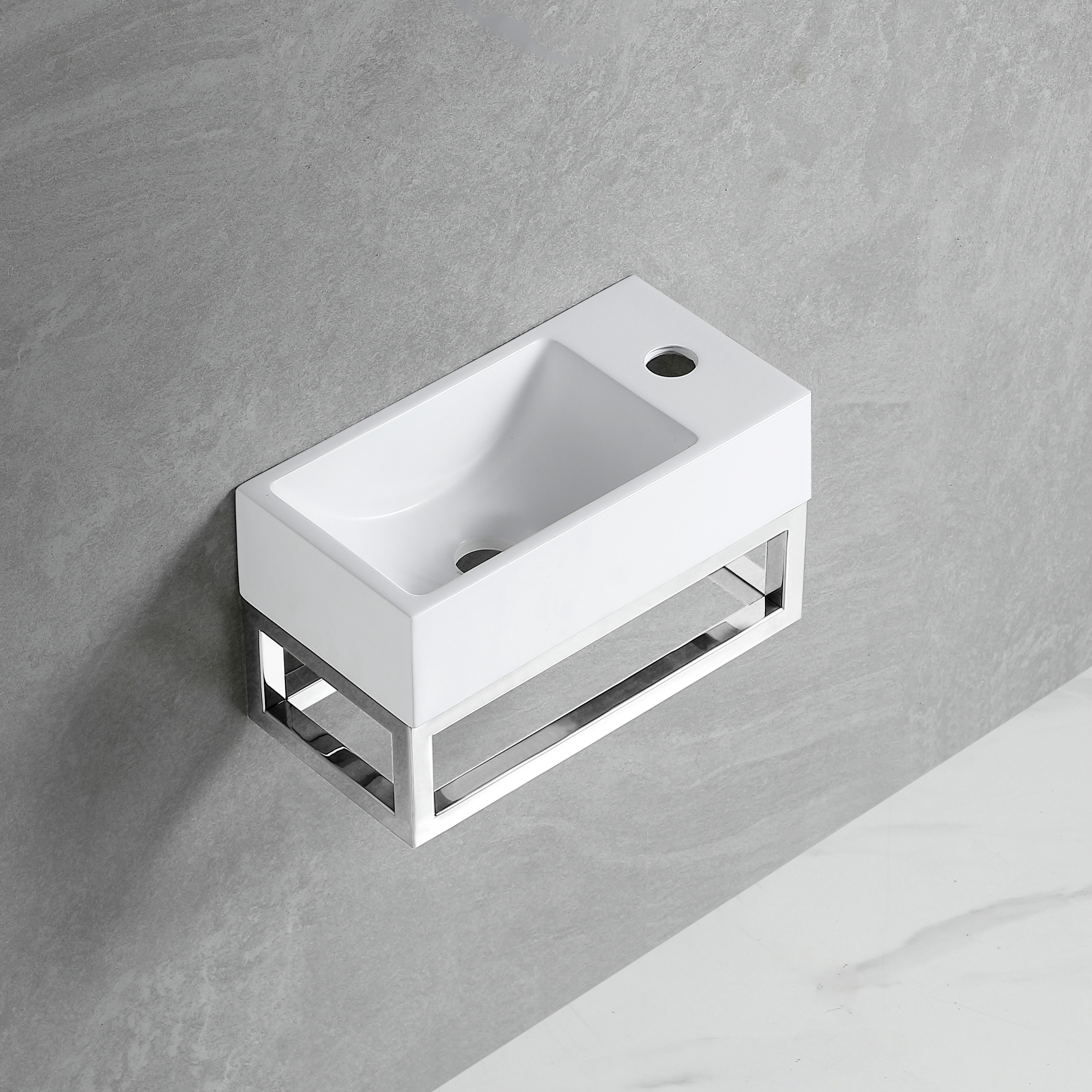 R-Line Chrome Fontein L&R met Kraangat Inclusief Chroom Frame