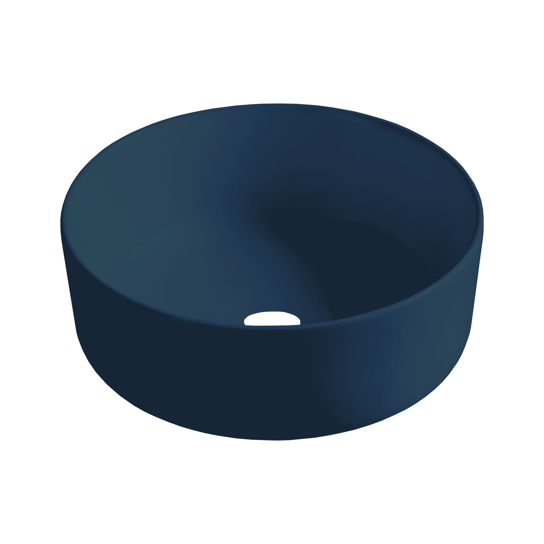 Luzz Opbouw Waskom Ø 40cm x H=12cm Mat-Donkerblauw