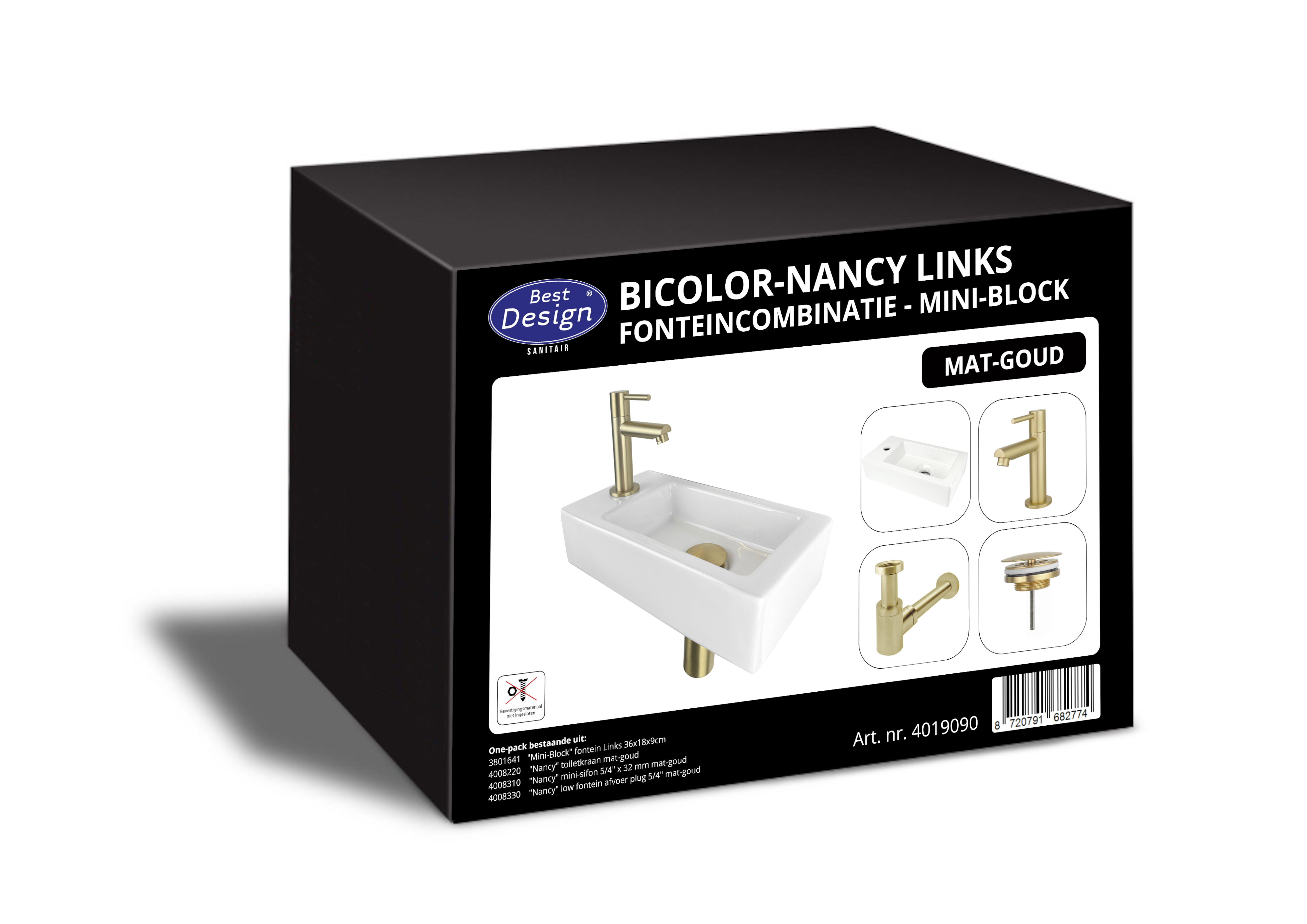 One Pack Fonteincombinatie Bicolor-Nancy Mini-Block Links