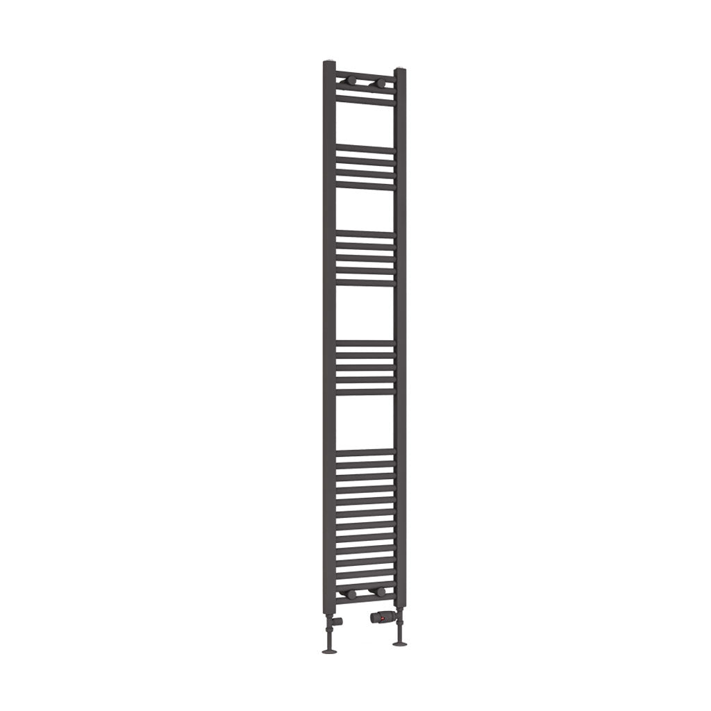 Eastbrook Wendover handdoekradiator 30x180cm 612W Mat Antraciet