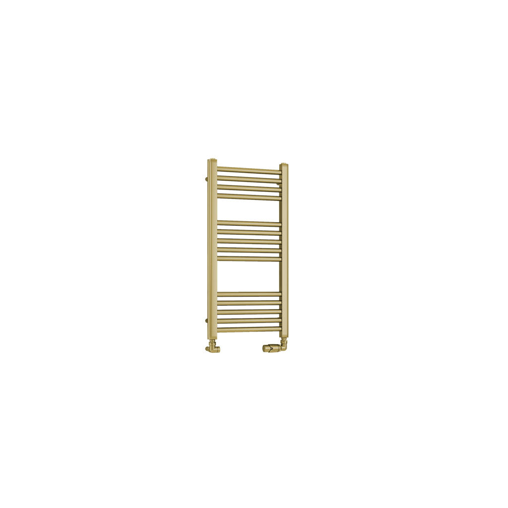 Eastbrook Wendover handdoekradiator 40x80cm 262W Geborsteld Messing