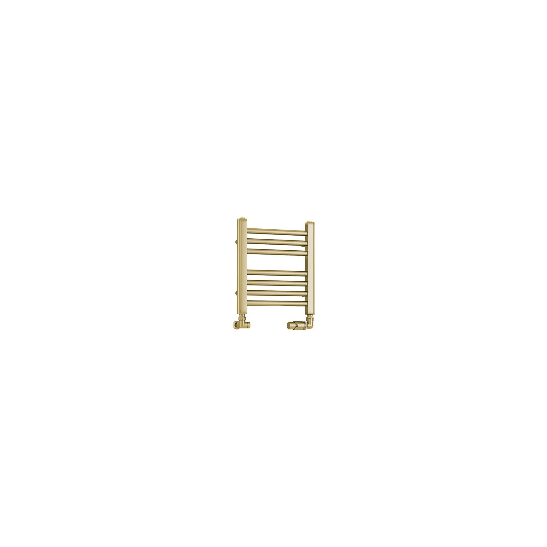 Eastbrook Wendover handdoekradiator 40x36cm 157W Geborsteld Messing