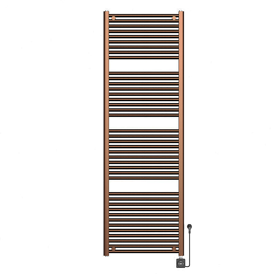 Wiesbaden Elara elektrische radiator Smart WiFi 181,7 x 60 cm geborsteld brons koper PVD