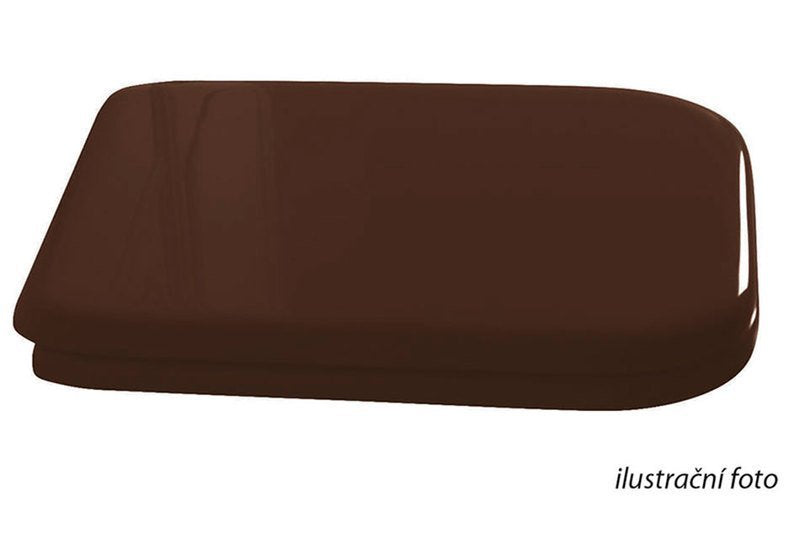 Kerasan Waldorf Softclose Toiletzitting, Walnut/Chrome