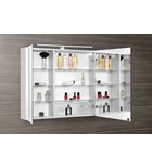 Sapho Mirró Led Spiegelkast 80 X 16 X 70 Cm Wit - afbeelding 2