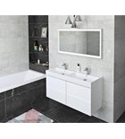 Sapho Filena Wastafelonderkast 118 X 43 X 51,5 Cm Mat Wit - afbeelding 2