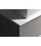 Sapho Odetta Topblad 85x45 Cm Solid Surface Wit Mat