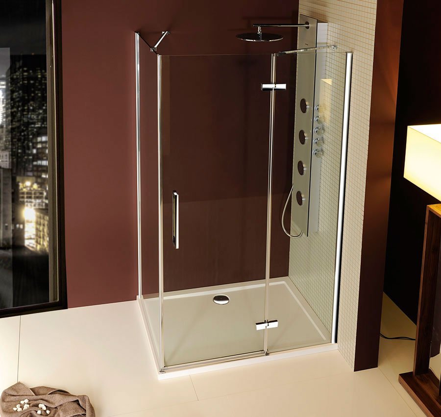 KARIA Cast Marble Shower Tray 90x70x4cm, White