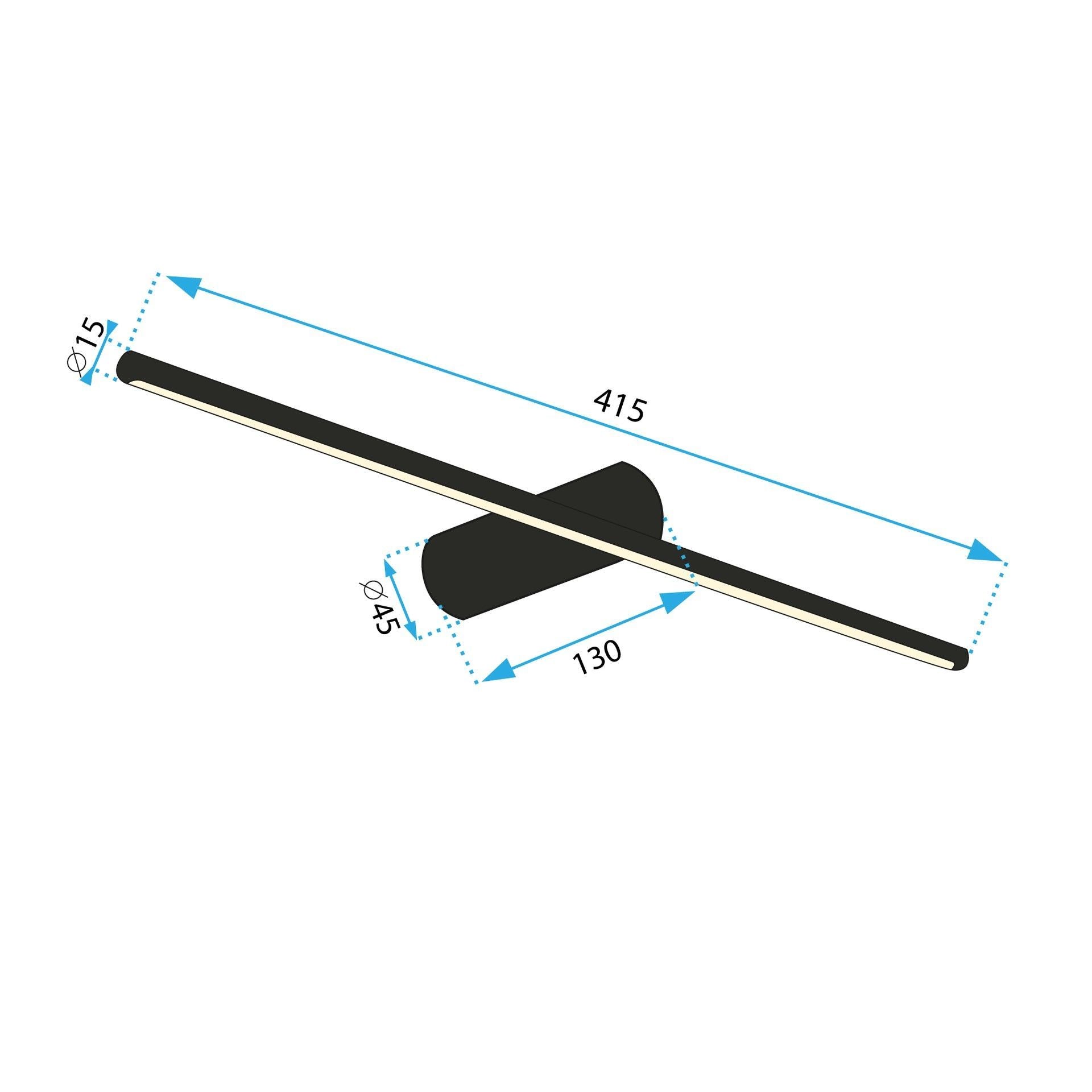 Wandlamp LED 40 cm APP1344-W Gold