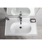 Sapho Meubelwastafel 80x45x20 Cm Keramiek Wit