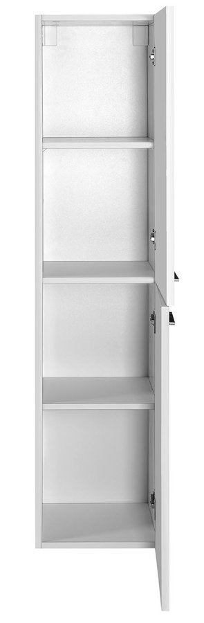 Half Hoge Kolomkast 140x30x25 Zoja/Keramia Fresh Wit of Eiken