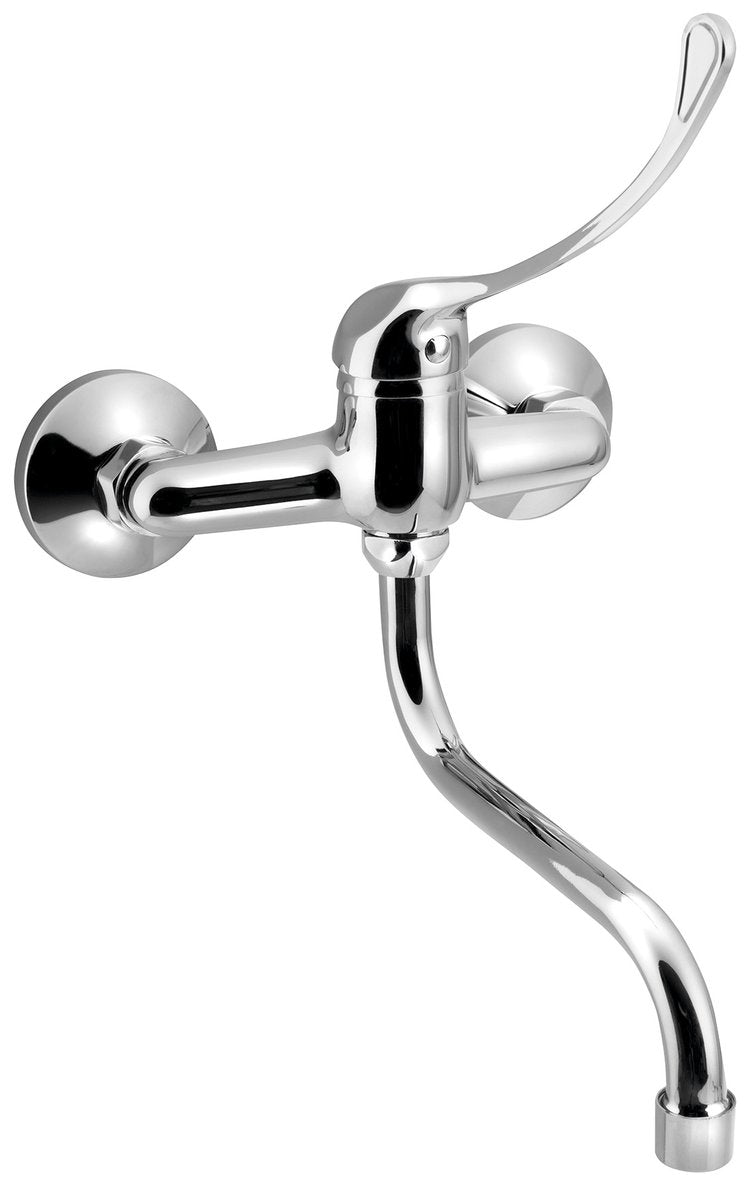 Productfoto Aqualine 35 Medicinale Wand Wastafelkraan S Uitloop 17,7 Cm Chroom