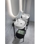 Puno Badkamer Meubelset 60x40 cm Zwart Mat