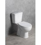 Manuel Staand Toiletpot 38,0x66,0 cm Keramiek Wit AO-uitgang