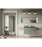 Badmeubel Cirasa Strip 70x46x52 cm Verde