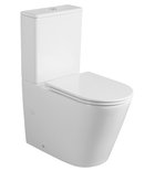 Avis Verhoogde Staande Toiletpot Vortex Rimless 37,5x66x43 cm