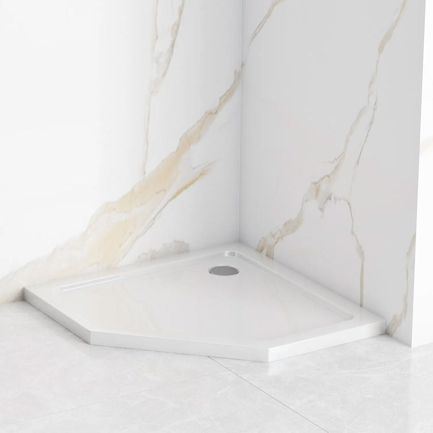 Douchebak Rea Diamond Wit 80 x 80