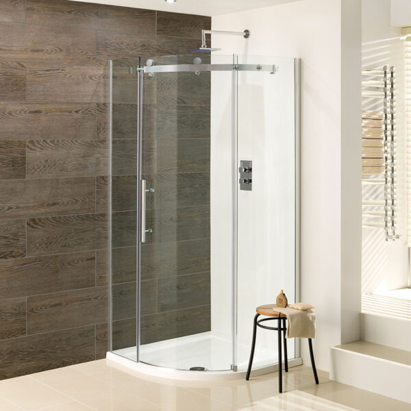 Eastbrook Vanguard kwartronde douchecabine 100 x 100 x 200 cm - chroom