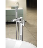 Cubemix Vrijstaande Badmengkraan Chroom Messing - Foto 2