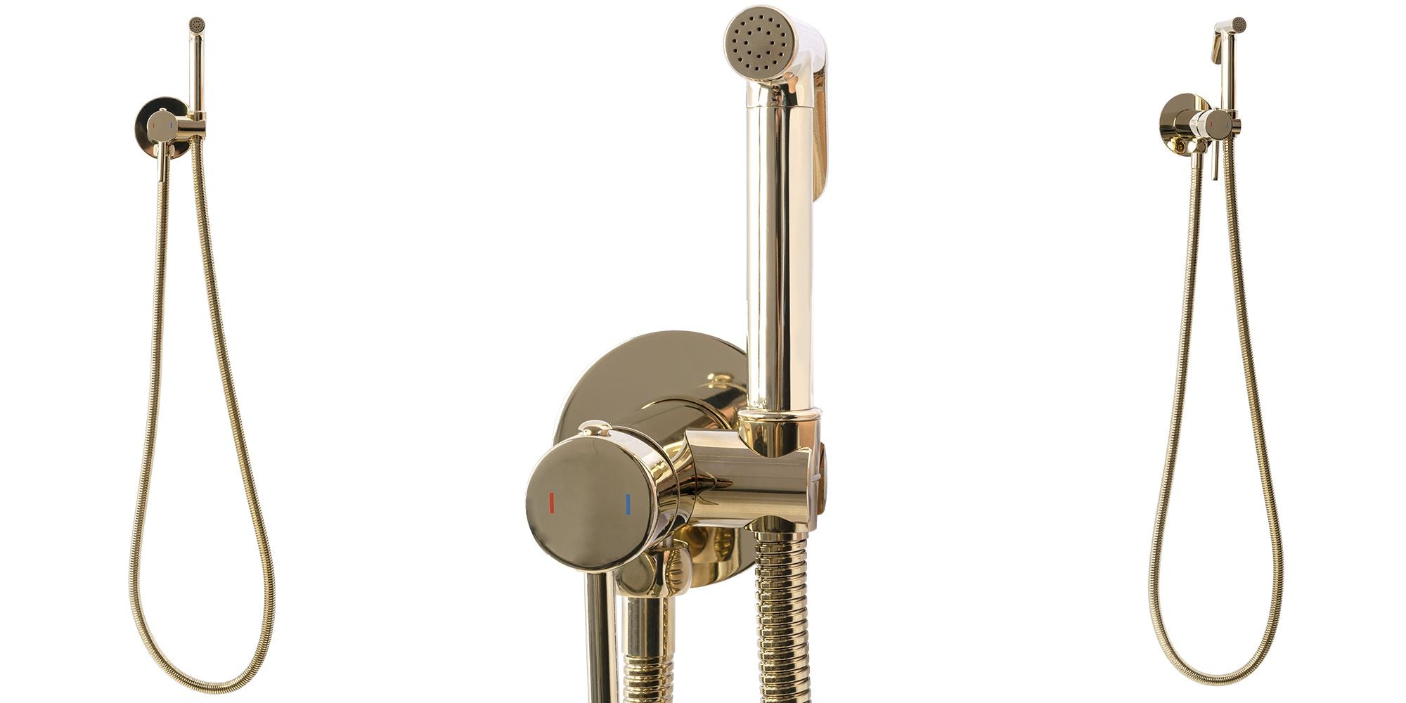 Inbouw Bidetmengkraan Rea Lungo Loop Gold