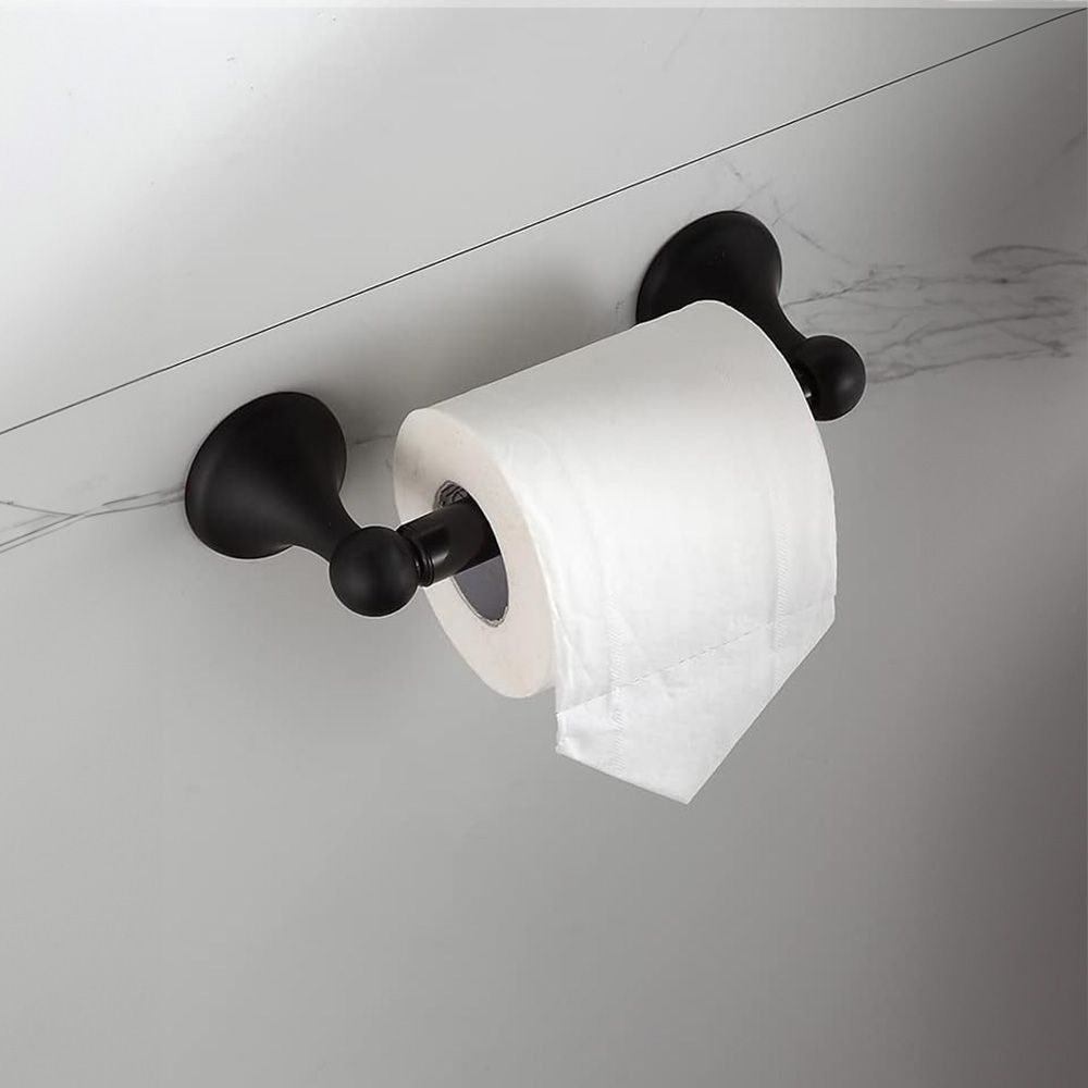 Toiletpapierhouder zwart 332869a retro