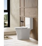 Vito Staand Toiletpot Rimless 37,0x65,0 cm Keramiek Wit