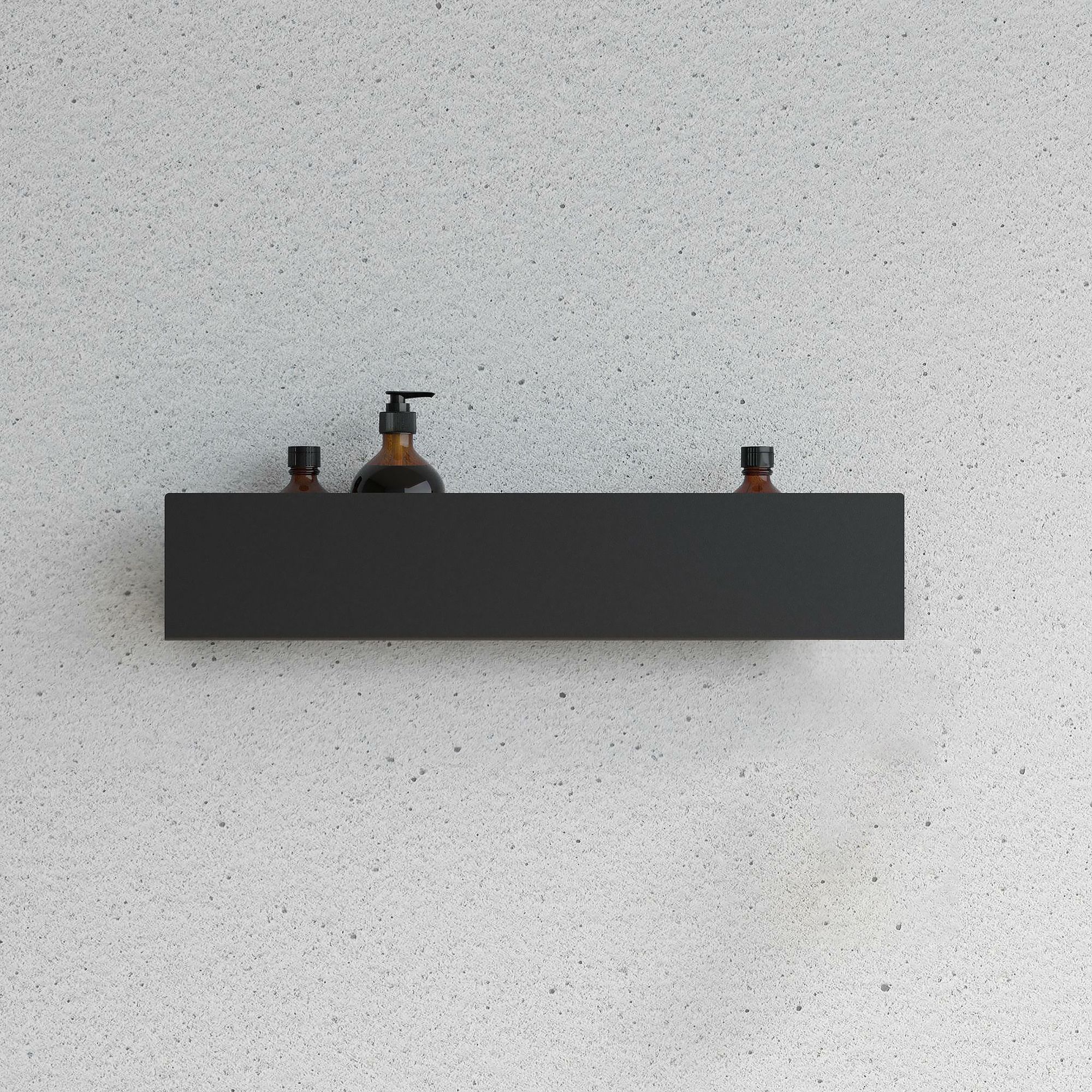 Badkamerplank SF04 60cm black matt