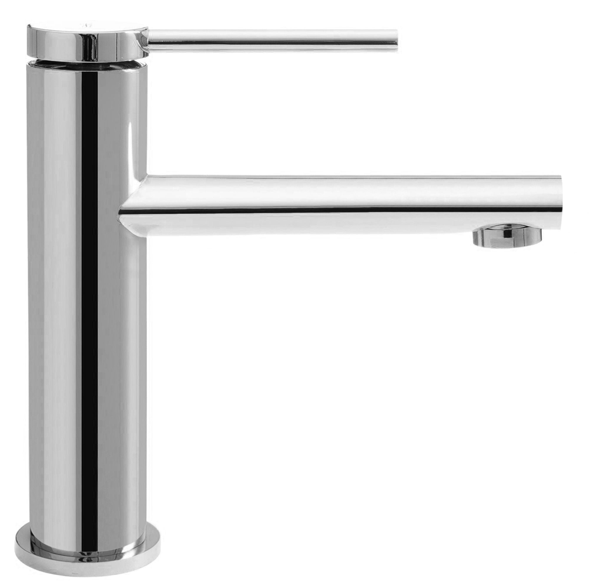 Wastafelkraan Rea Oval Chrom Low