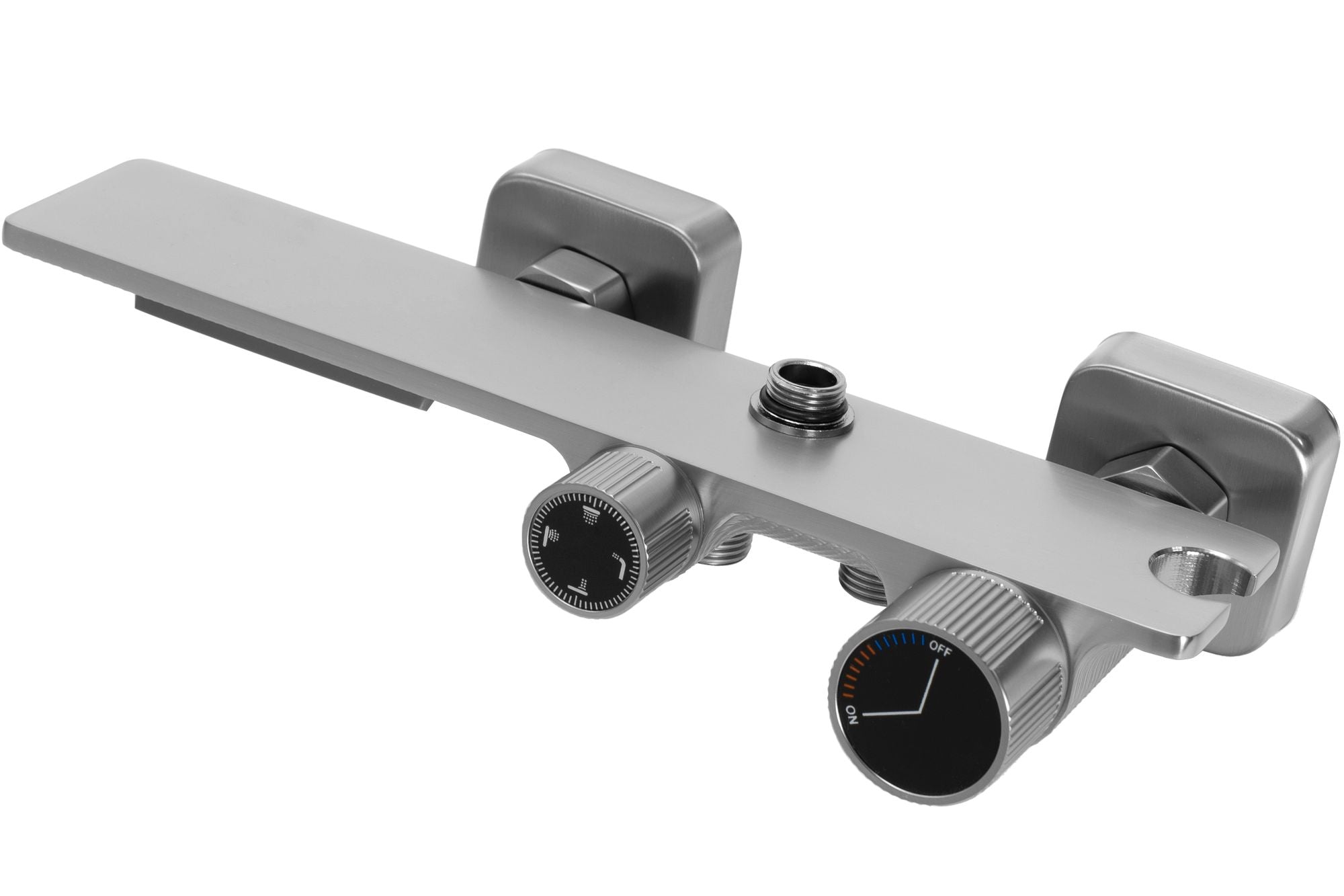 Doucheset REA Helix Geborsteld Steel