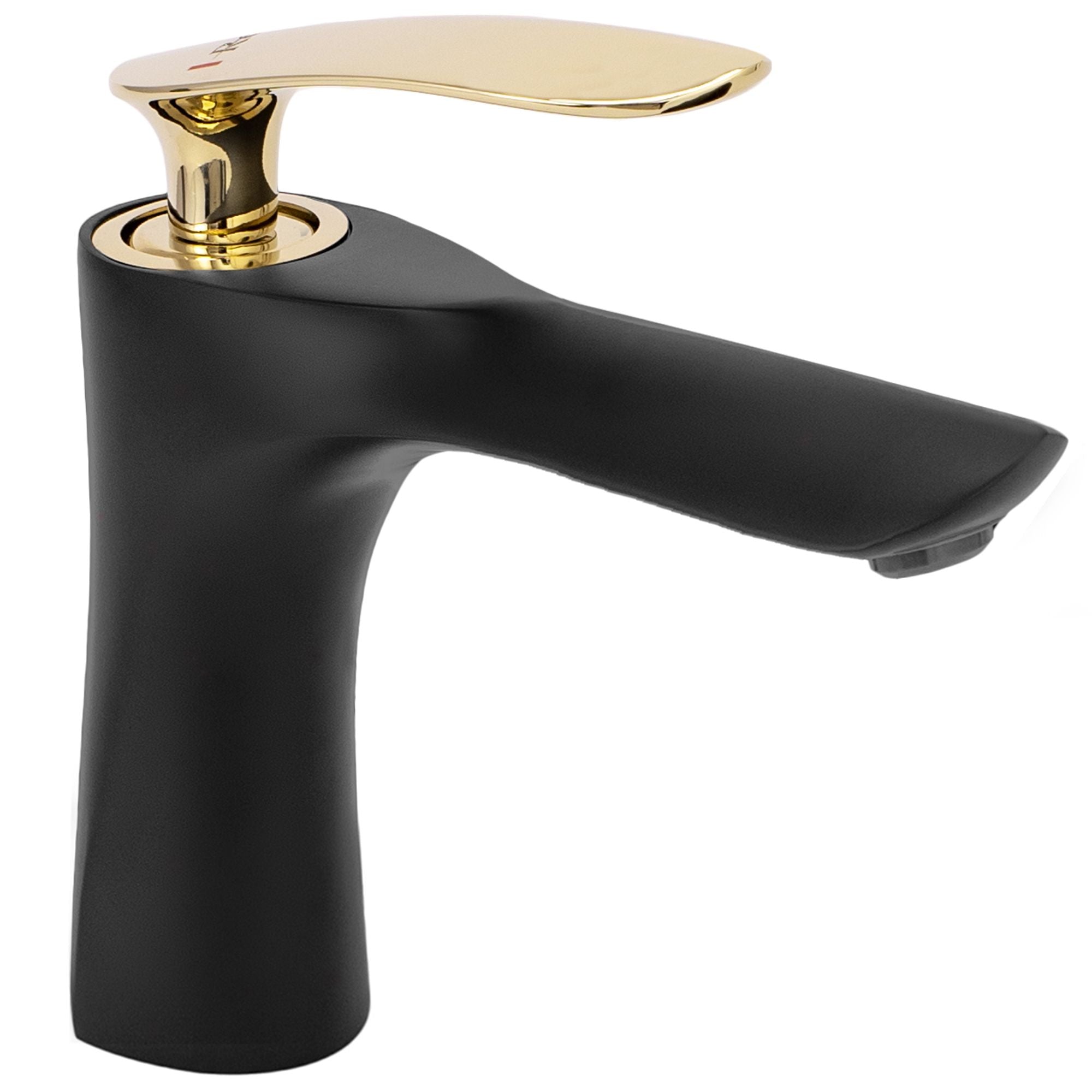 Wastafelkraan Rea Orbit Black Gold Low