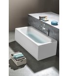 Polysan Laura Rechthoekig Ligbad 160x70 cm Wit afbeelding 2