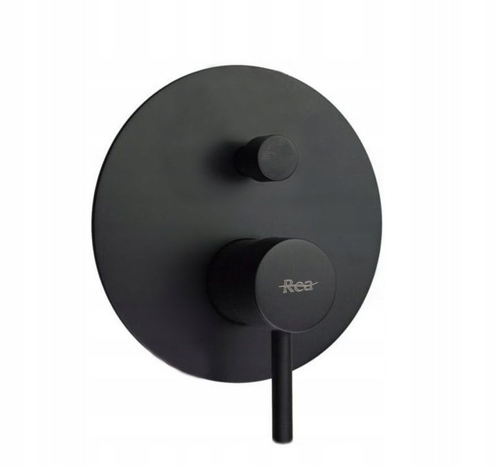 Inbouw badmengkraan Rea Lungo Black + BOX