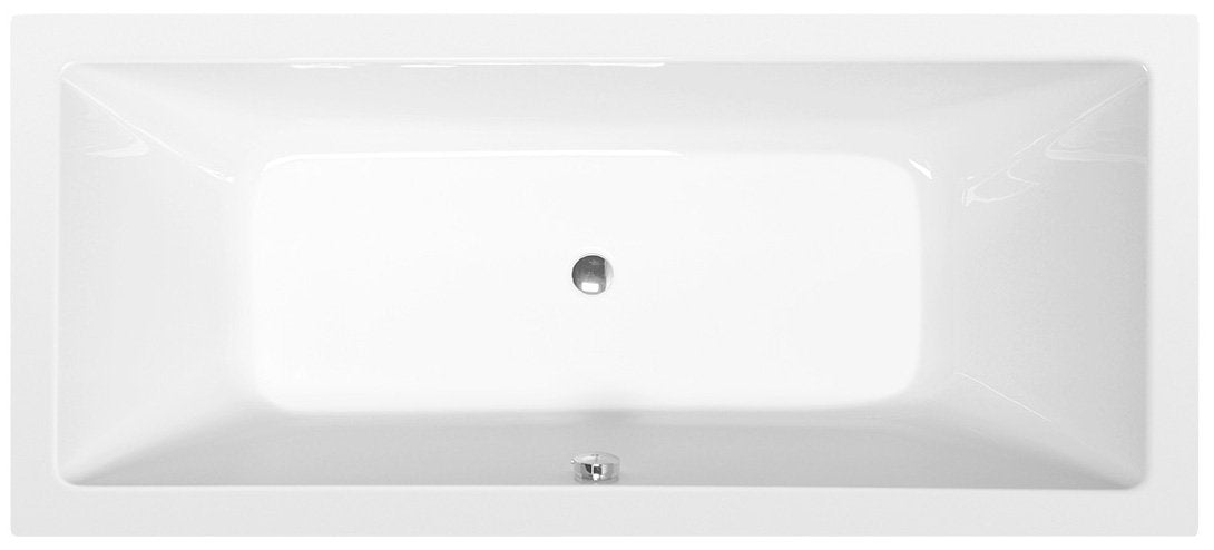 Polysan Krysta Tweepersoons Rechthoekig Ligbad 180x70 cm Wit afbeelding 1