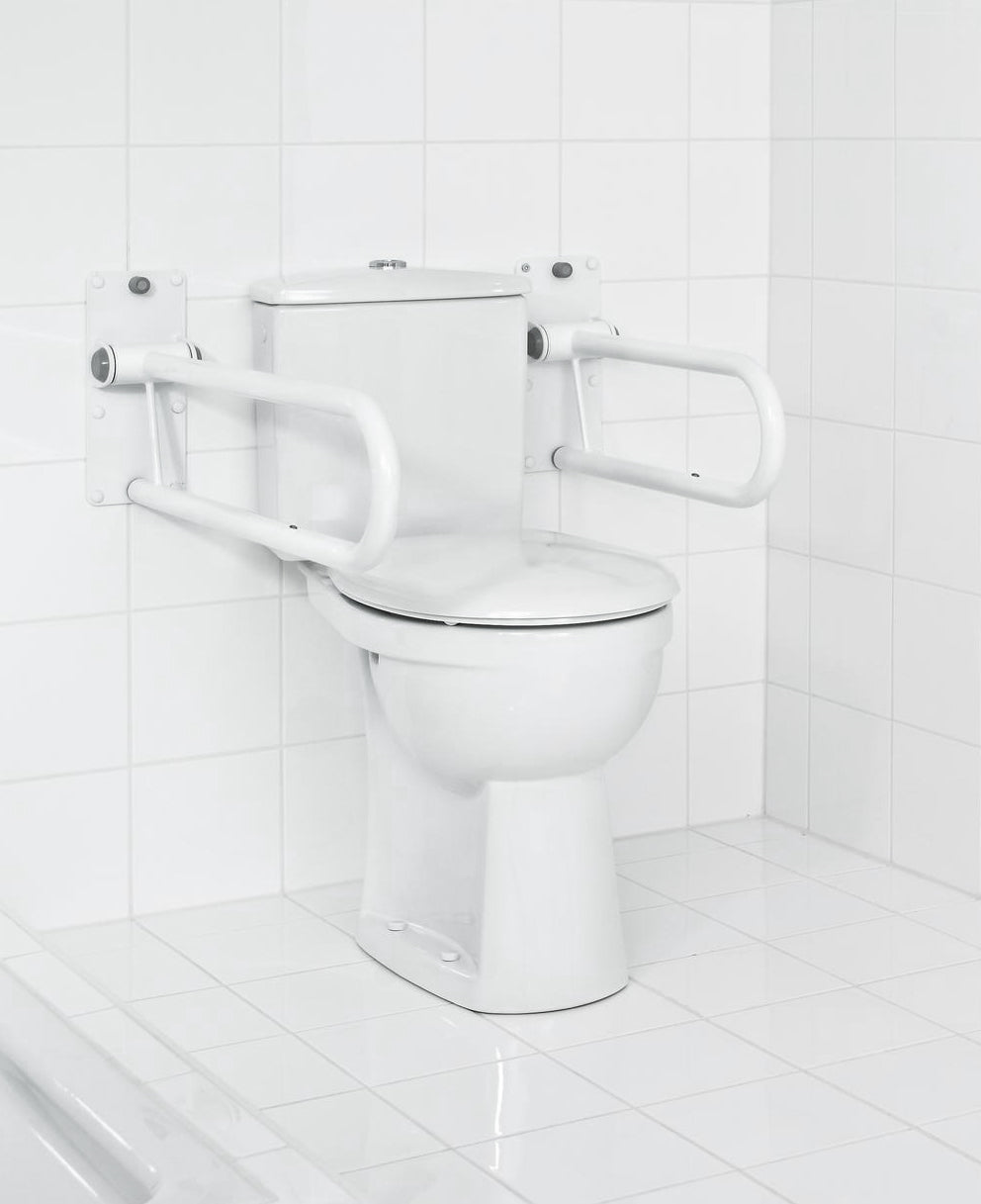 A0130201 Opklapbare Beugel Wit Lang