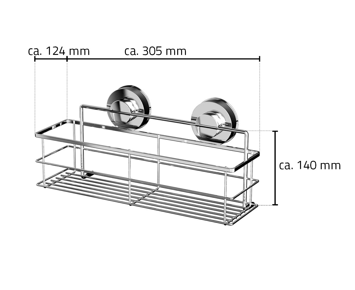 Z12010200 Doucherekje 305 X 146 X 115 Mm, Rvs/Kunststof - maattekening
