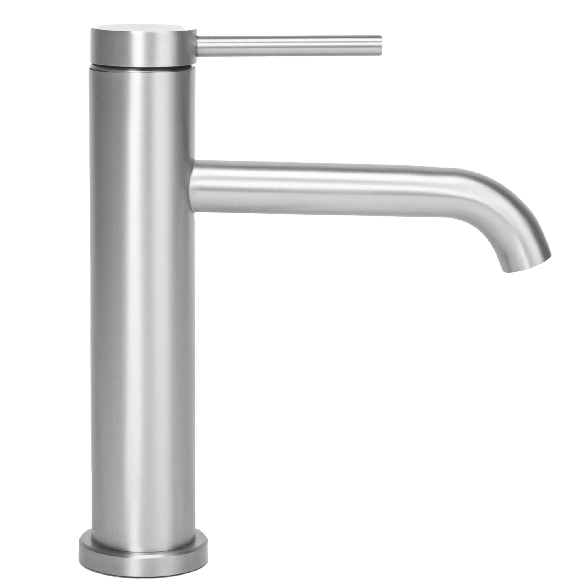 Wastafelkraan Rea Clif Brush Steel Low