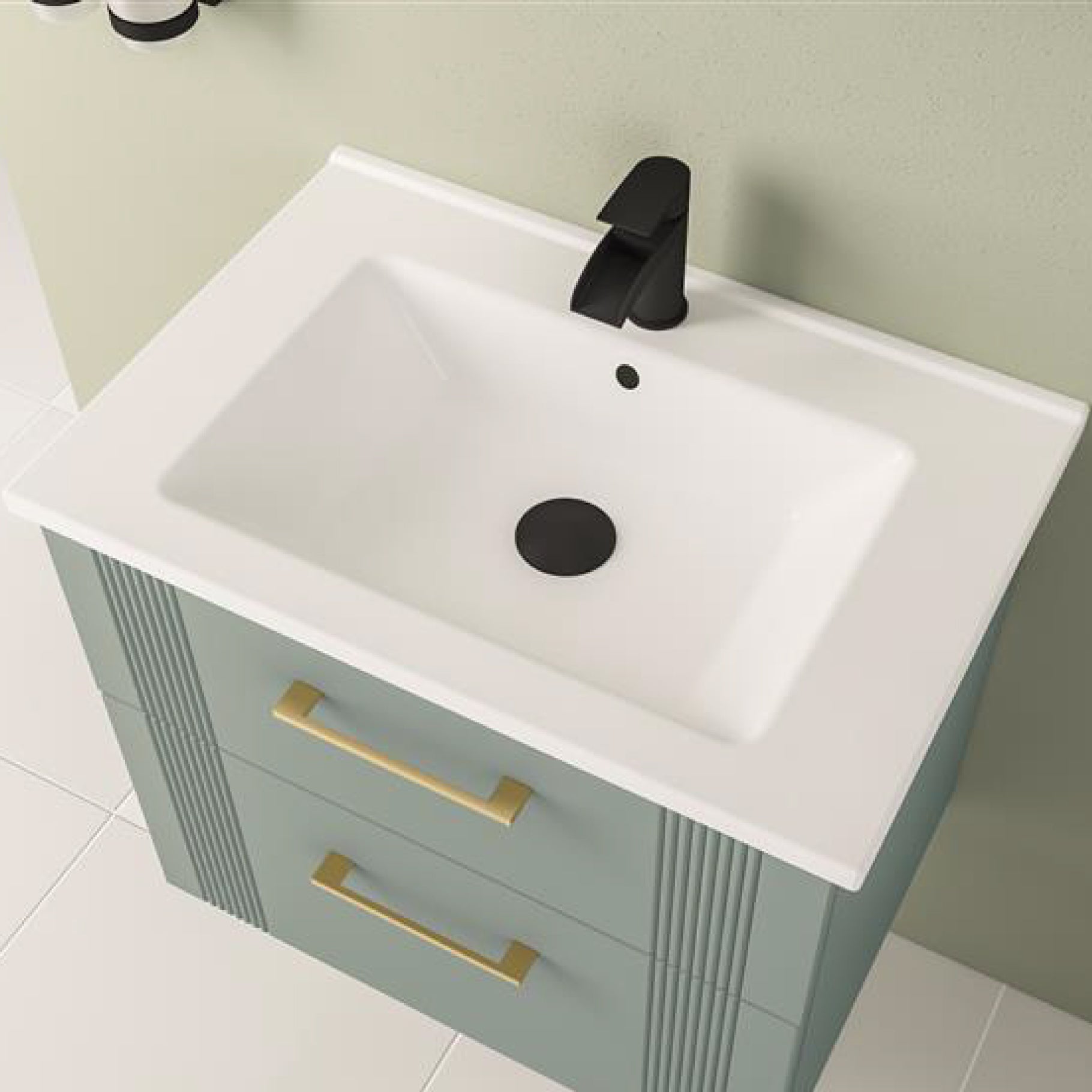 Eastbrook Cranham Wastafel 60x46 Cm Keramiek Wit