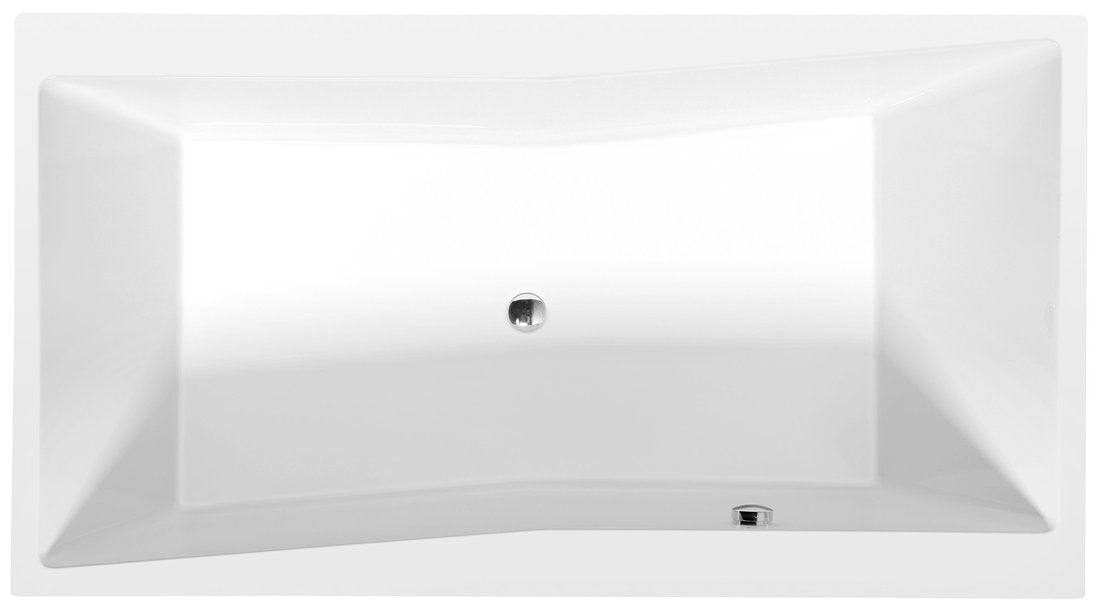 Polysan Quest Tweepersoons Rechthoekig Ligbad 190x100 cm Wit afbeelding 1
